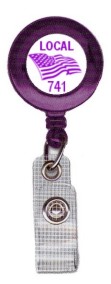 Union Printed Badge Reels, Made in USA