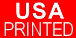 USA Printed - The 12 sheet date pad is the only component part of this product that is printed in the USA, but is not Union printed.